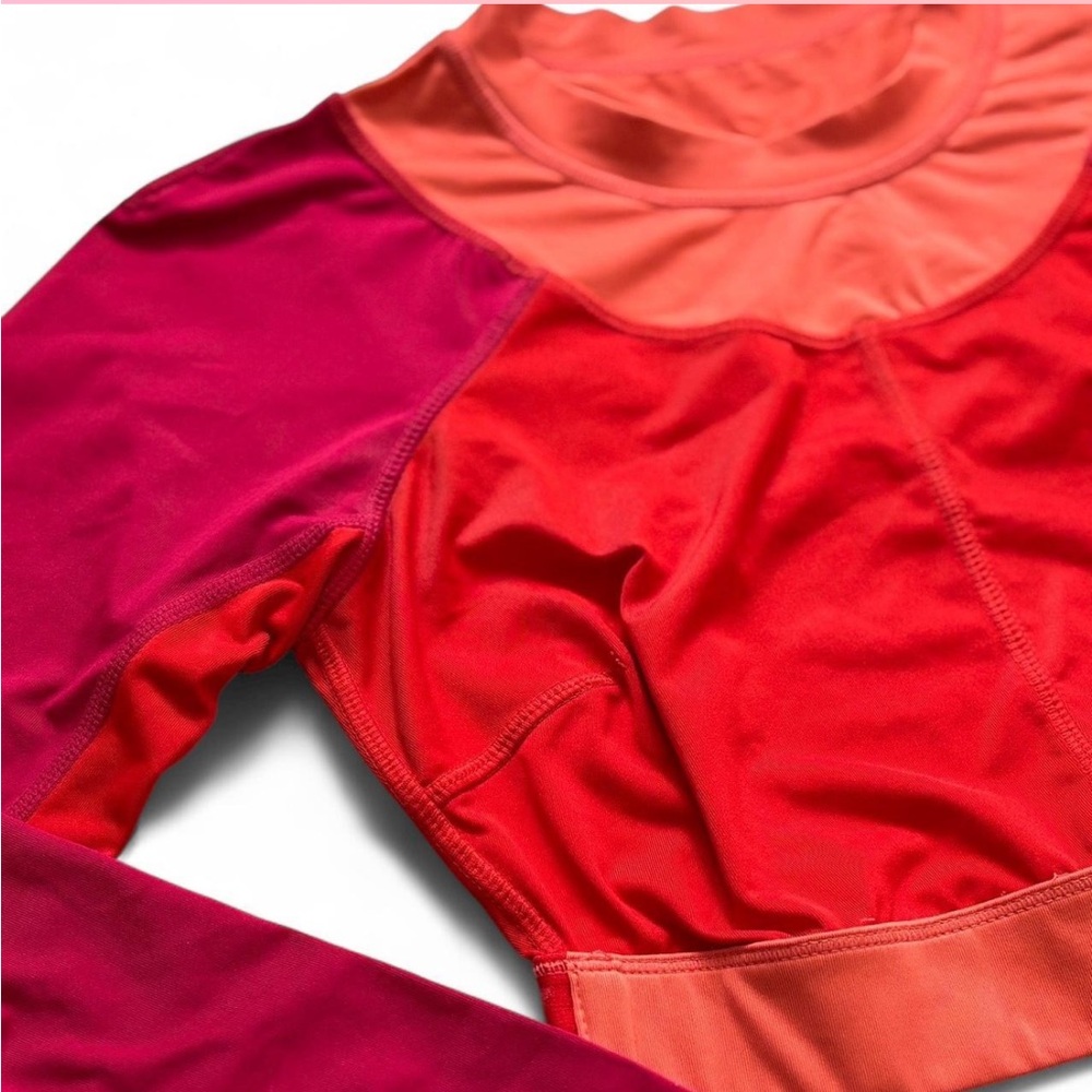 JoyLab Red and Pink Activewear Top